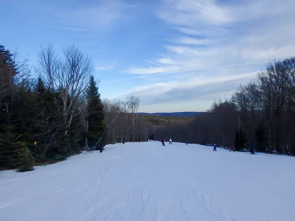 Vackert vinterlandskap vid timberline West virginia — Stockfoto