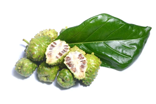 Frutos Noni Beneficios Para Salud Remedio Tradicional — Foto de Stock