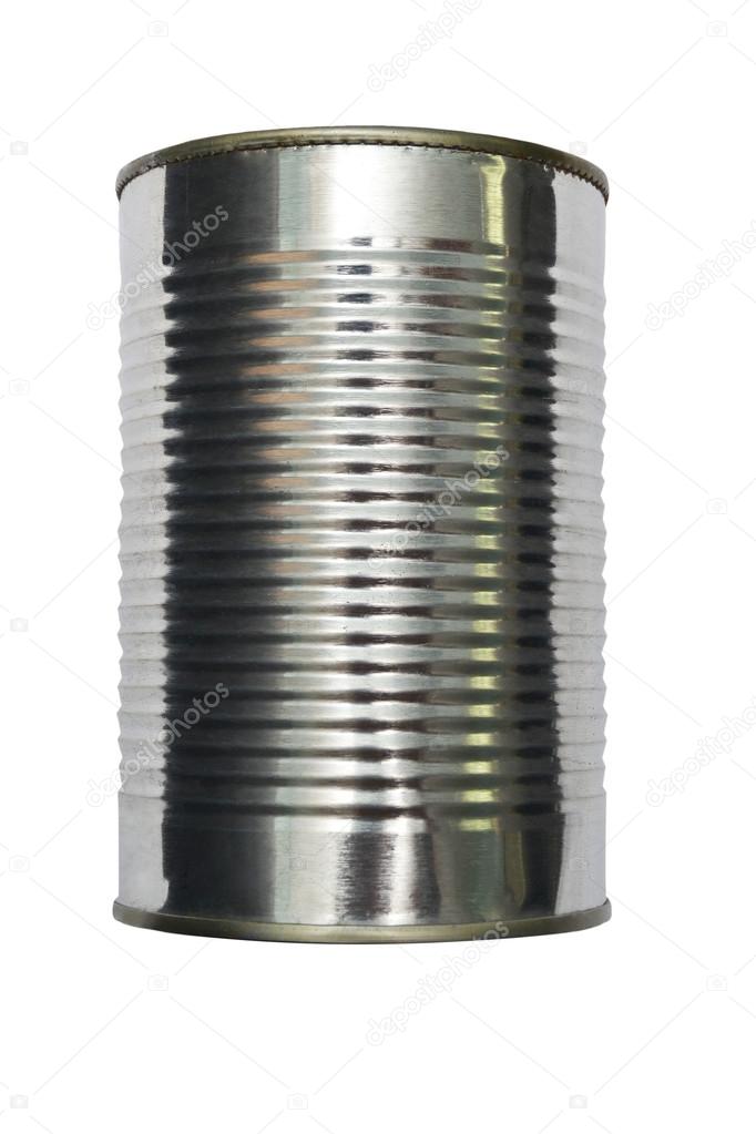 Tin canned isolated