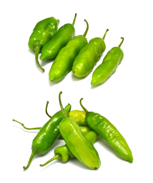 Groene chili Rechtenvrije Stockafbeeldingen