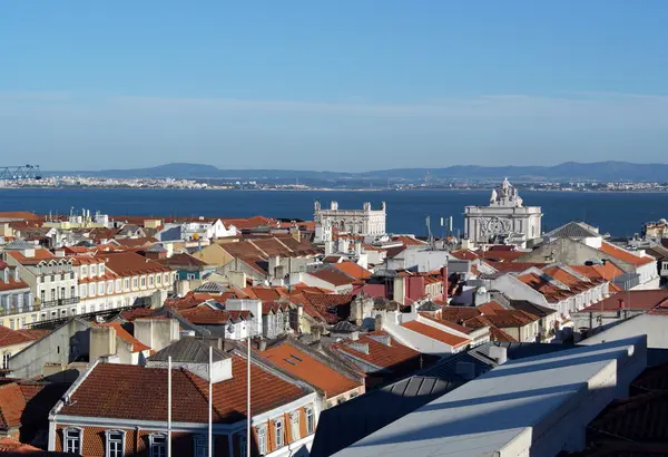 Baixa, Lissabon, portugal — Stockfoto