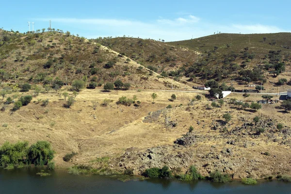 Rzeki Gwadiana, Mértola, Portugalia — Zdjęcie stockowe