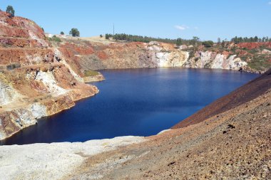 Sao Domingos Mine, Alentejo, Portugal clipart