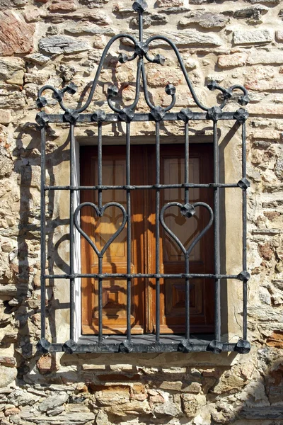 Detail eines Fensters, monsaraz, portugal — Stockfoto
