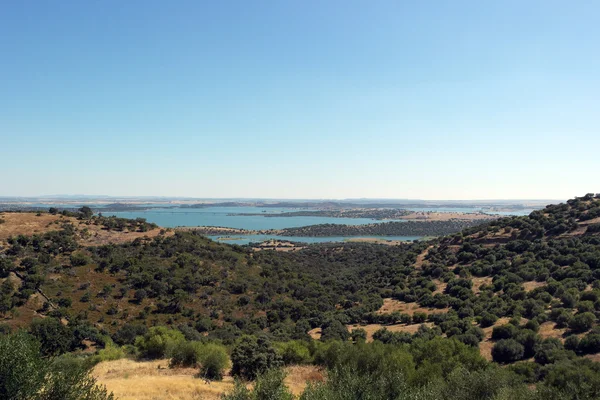 Blick auf den alqueva, alentejo, portugal — Stockfoto