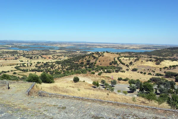 Vy över Alqueva, Alentejo, Portugal — Stockfoto