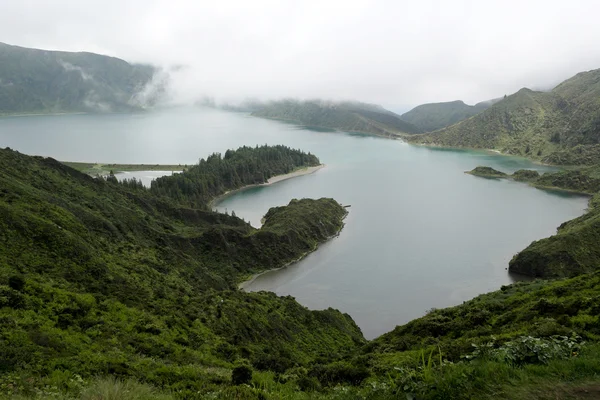 Lagoa das Sete Cidades, São Miguel, Portugal — Fotografia de Stock