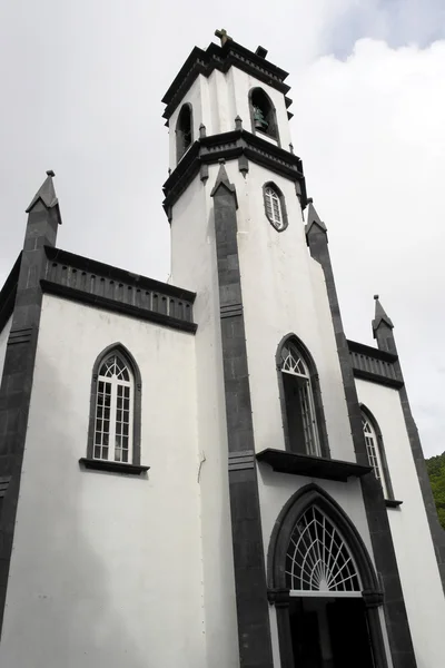 Kostel Sete Cidades, Sao Miguel, Portugalsko — Stock fotografie