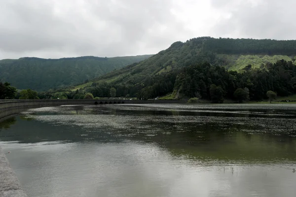 Lagoa das Sete Cidades, Sao Miguel, Portugália — Stock Fotó