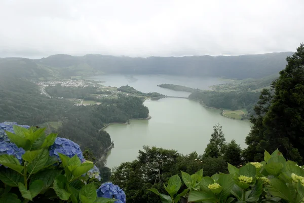 Lagoa das Sete Cidades，葡萄牙，圣米格尔 — 图库照片