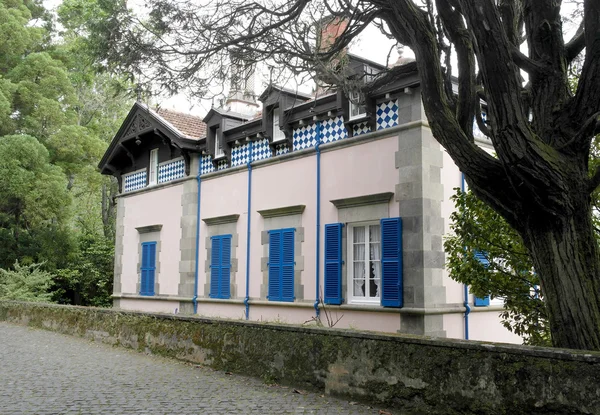House near Furnas lake, Sao Miguel island, Portugal — Stock Photo, Image