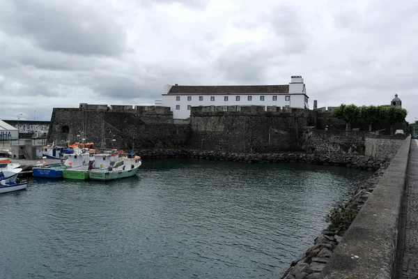 Harbor, Ponta Delgada, Portugal — Stockfoto