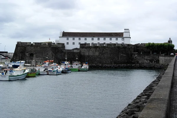 Harbor, Ponta Delgada, Portugal — Stockfoto