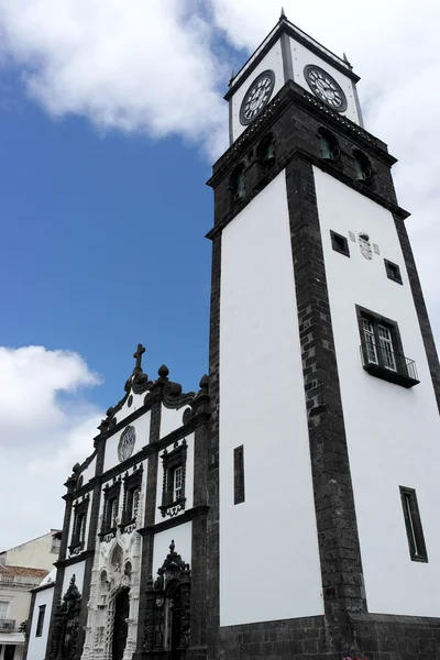 Kostel, Ponta Delgada, Portugalsko — Stock fotografie