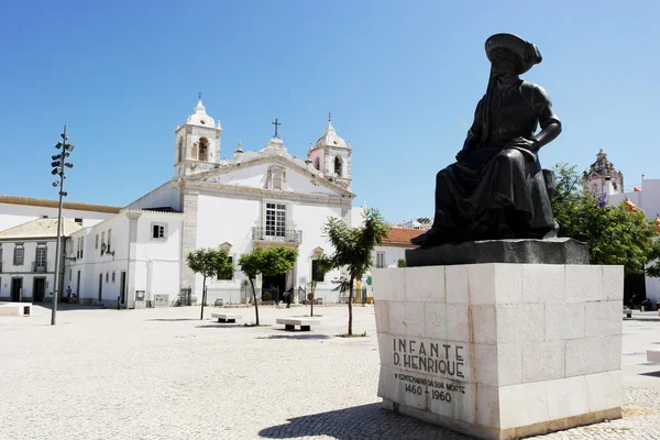 Statue de Henry le Navigateur, Lagos, Portugal — Photo