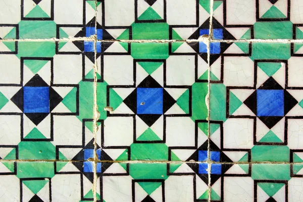 Detail of some portuguese tiles, azulejos — Stock Photo, Image