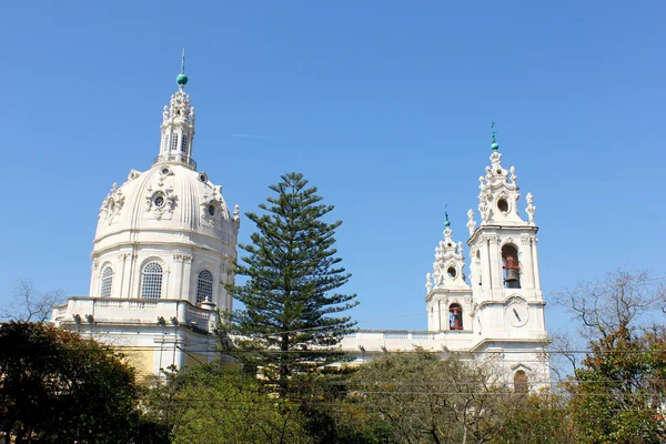 Estrela basilika, lisbon, portugal — Stockfoto