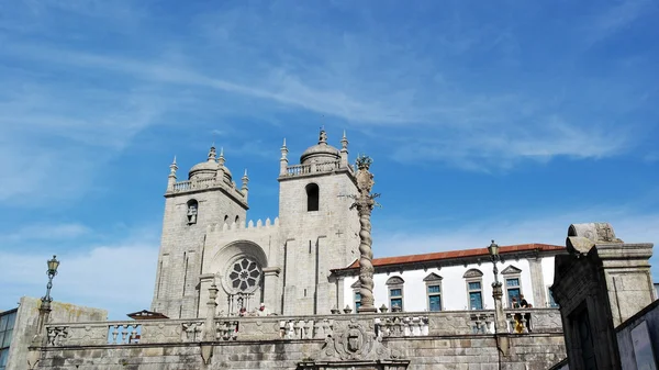 Kathedraal van Porto, Porto, Portugal — Stockfoto