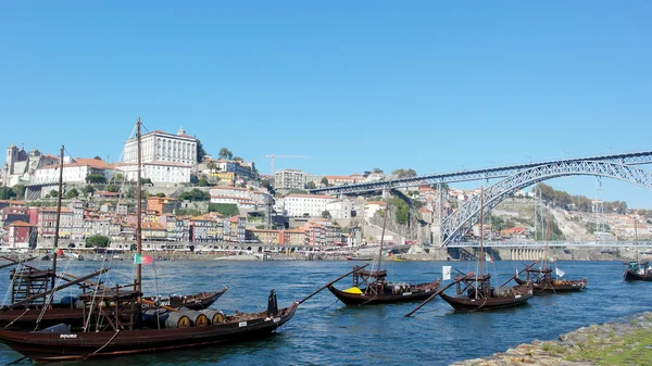 Douro floden, porto, portugal — Stockfoto