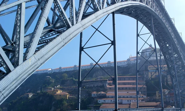 Dom Luiz bridge, Porto, Portugal — Stockfoto