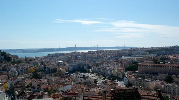 Vista su Lisbona, la capitale del Portogallo — Foto Stock