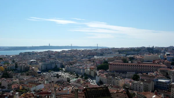 Vista su Lisbona, la capitale del Portogallo — Foto Stock