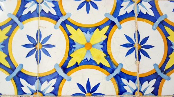 Azulejos, Baldosas portuguesas, Lisboa, Portugal — Foto de Stock