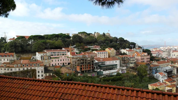 Вид на Лиссабон, столицу Португалии — стоковое фото