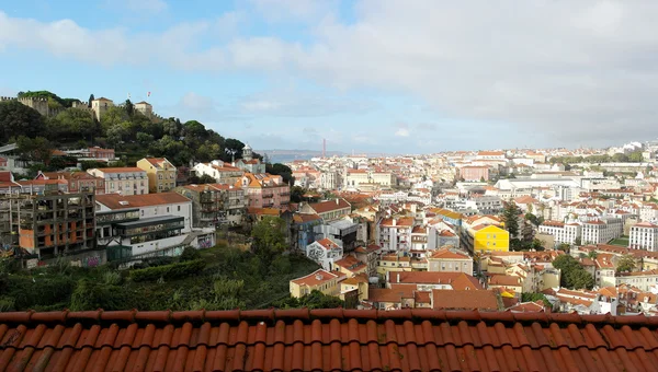 Vista su Lisbona, la capitale del Portogallo — Foto Stock