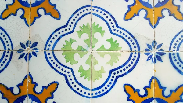 Detalle de algunos azulejos portugueses — Foto de Stock