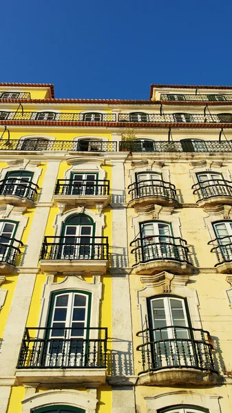 Λεπτομέρεια κτιρίου, Λισαβόνα, Πορτογαλία — Φωτογραφία Αρχείου