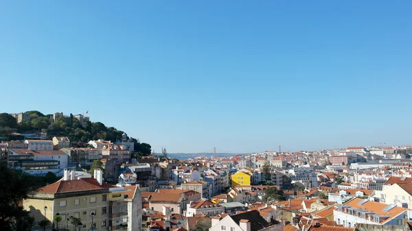 Schloss von heiliger george, lisbon, portugal — Stockfoto