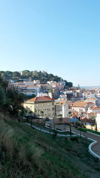 Szent György-kastély, Lisszabon, Portugália — Stock Fotó