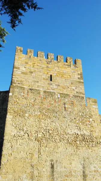 Castello di San Giorgio, Lisbona, Portogallo — Foto Stock
