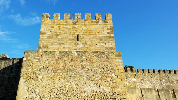 Замку Святого Георгія, Лісабон, Португалія — стокове фото