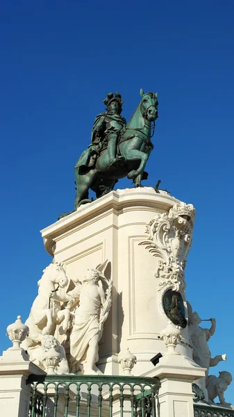 Staty av kung Joseph, Lissabon, Portugal — Stockfoto