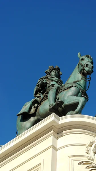 Estátua do Rei José, Lisboa, Portugal — Fotografia de Stock