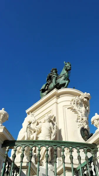 Staty av kung Joseph, Lissabon, Portugal — Stockfoto