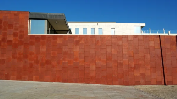 Pared de acero cortene — Foto de Stock