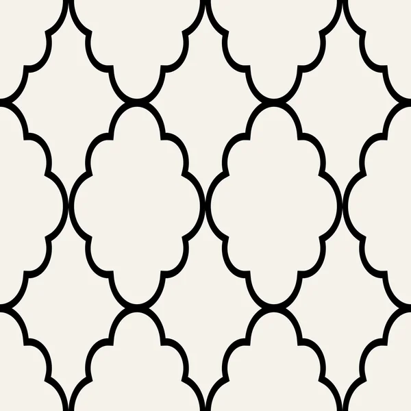 Абстрактный геометрический фон, черно-белый современный бесшовный узор, оберточная бумага Лицензионные Стоковые Иллюстрации