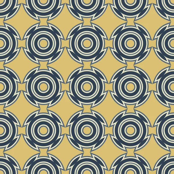 Geometric vector pattern in retro style, modern stylish circle texture, abstract background — ストックベクタ