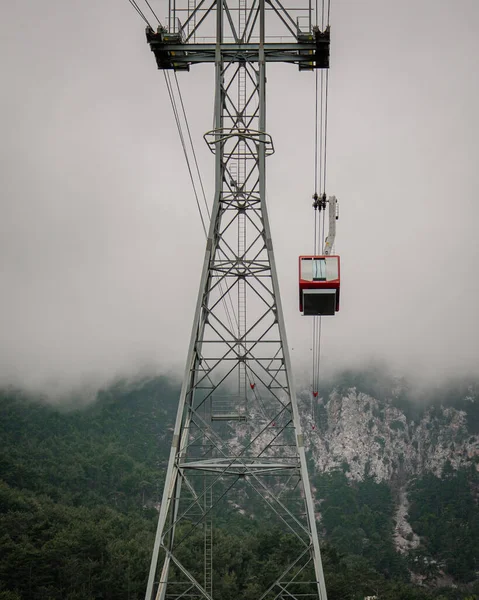 Antalya Turkey 13Th March 2021 View Cable Car Tahtali — Stock Photo, Image