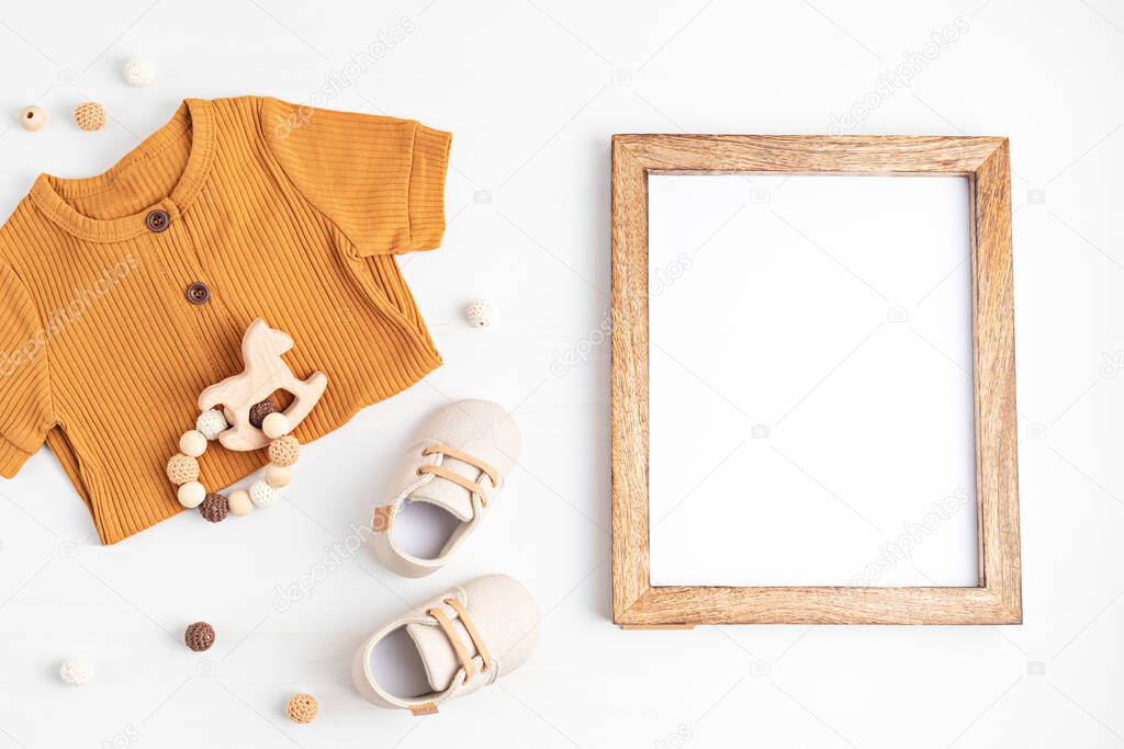 Gender neutral baby garment, toys, accessories. Organic cotton clothes, newborn fashion
