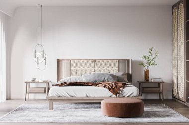 İç Yatak Odası Duvar Modeli - 3D Hazırlama, 3D Görüntü