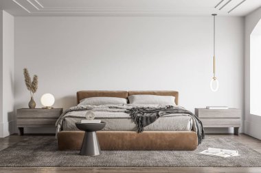 İç Yatak Odası Duvar Modeli - 3D Hazırlama, 3D Görüntü