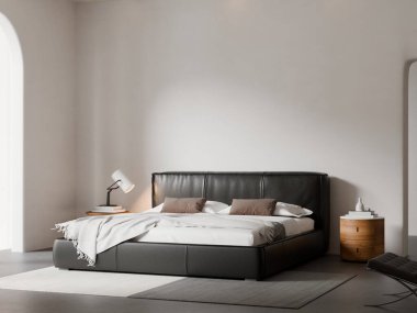 Modern Minimalist Lüks Oturma Odası İçi - 3D Hazırlama