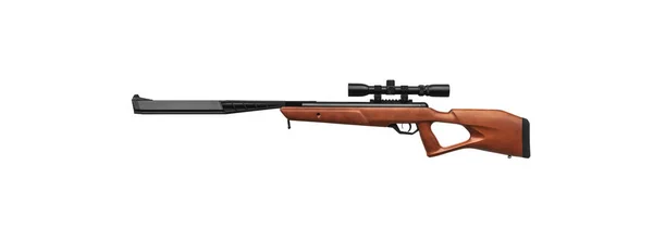 Pneumatic Weapons Sports Hunting Air Rifle Isolate White Background Airgun — Stock Photo, Image