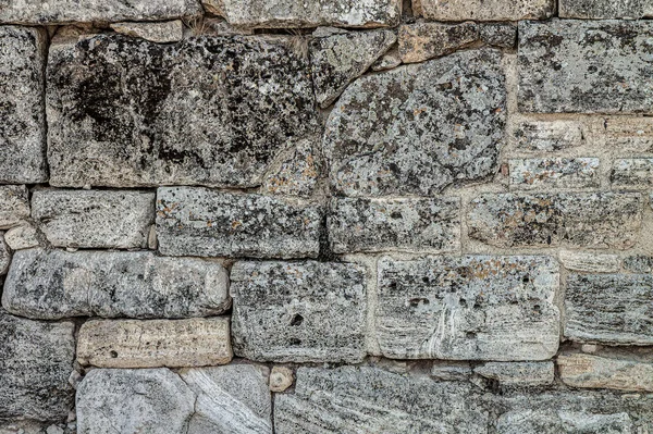 Texture Ancien Mur Fond Brique Vintage Mur Est Fait Roche — Photo