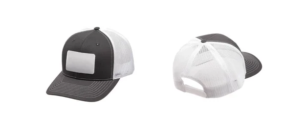 不同侧面的棒球帽 设计创作的模型 基于阿贝尔背景的分离 — 图库照片