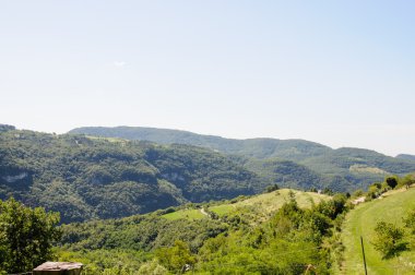 İtalyanca Alps - monte baldo dağ manzarası